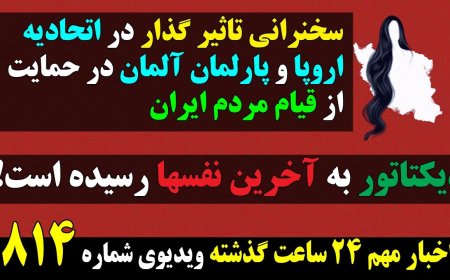 سخنرانی تاثیر گذار در اتحادیه اروپا وپارلمان آلمان در حمایت از قیام مردم ایران! نفسهای آخر دیکتاتور!