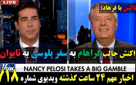 Fox w/ Farhad: Lindsey Graham’s Hilarious Reaction to Pelosi’s Taiwan Visit