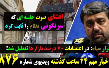 IRGC Admits Power of Protests & Strikes – Regime Rejects UN Fact-Finding Probe