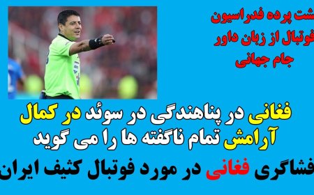 پشت پرده فدراسیون فوتبال از زبان فغانی پناهنده در سوئد