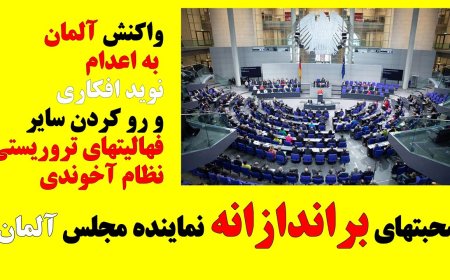 صحبتهای نماینده پارلمان آلمان درباره نظام تروریستی آخوندی بعد از اعدام نوید افکاری